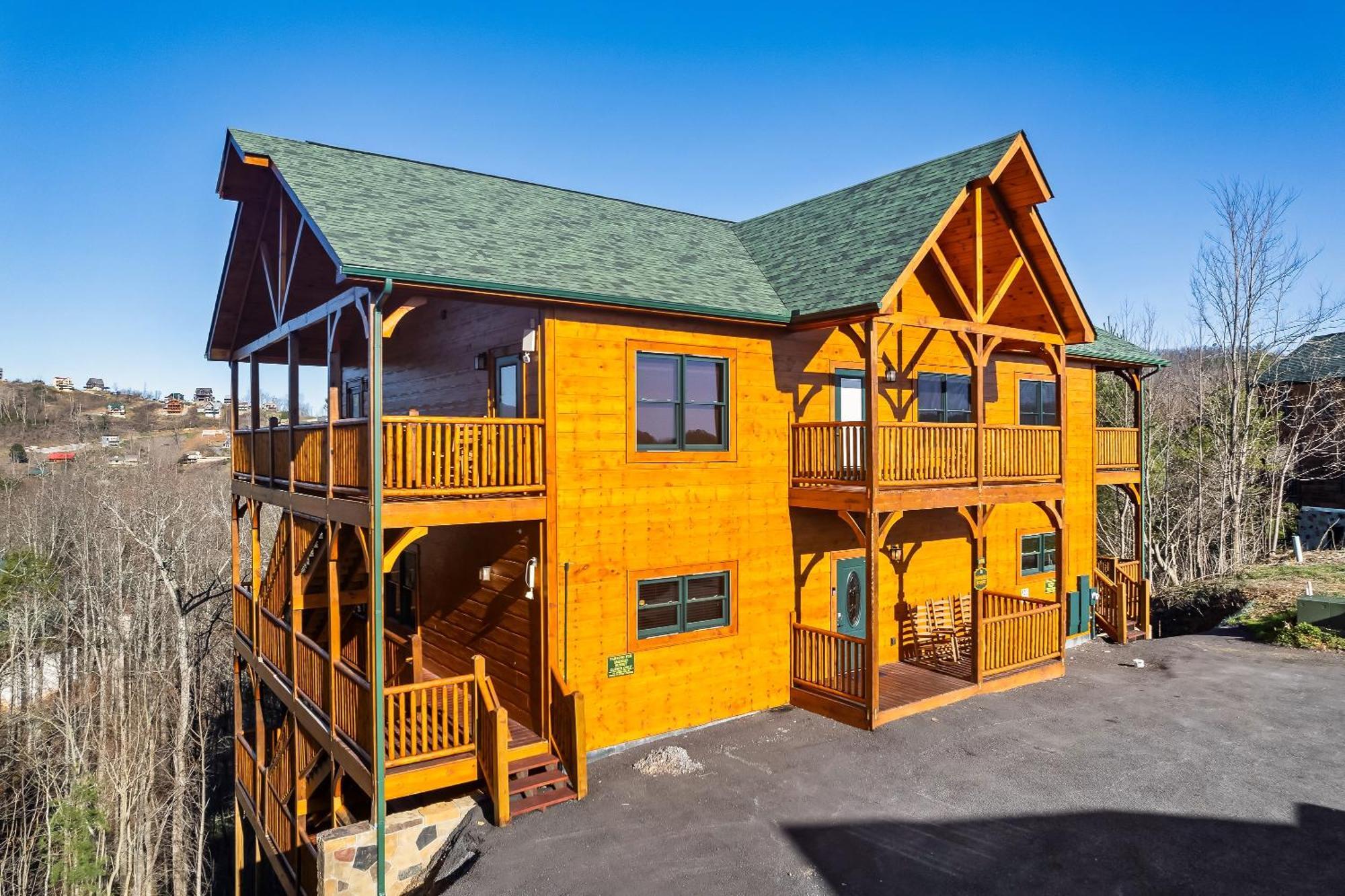 Full Equipped Cabin With A Pool And Game Room Smokies Views Gatlinburg Exterior foto