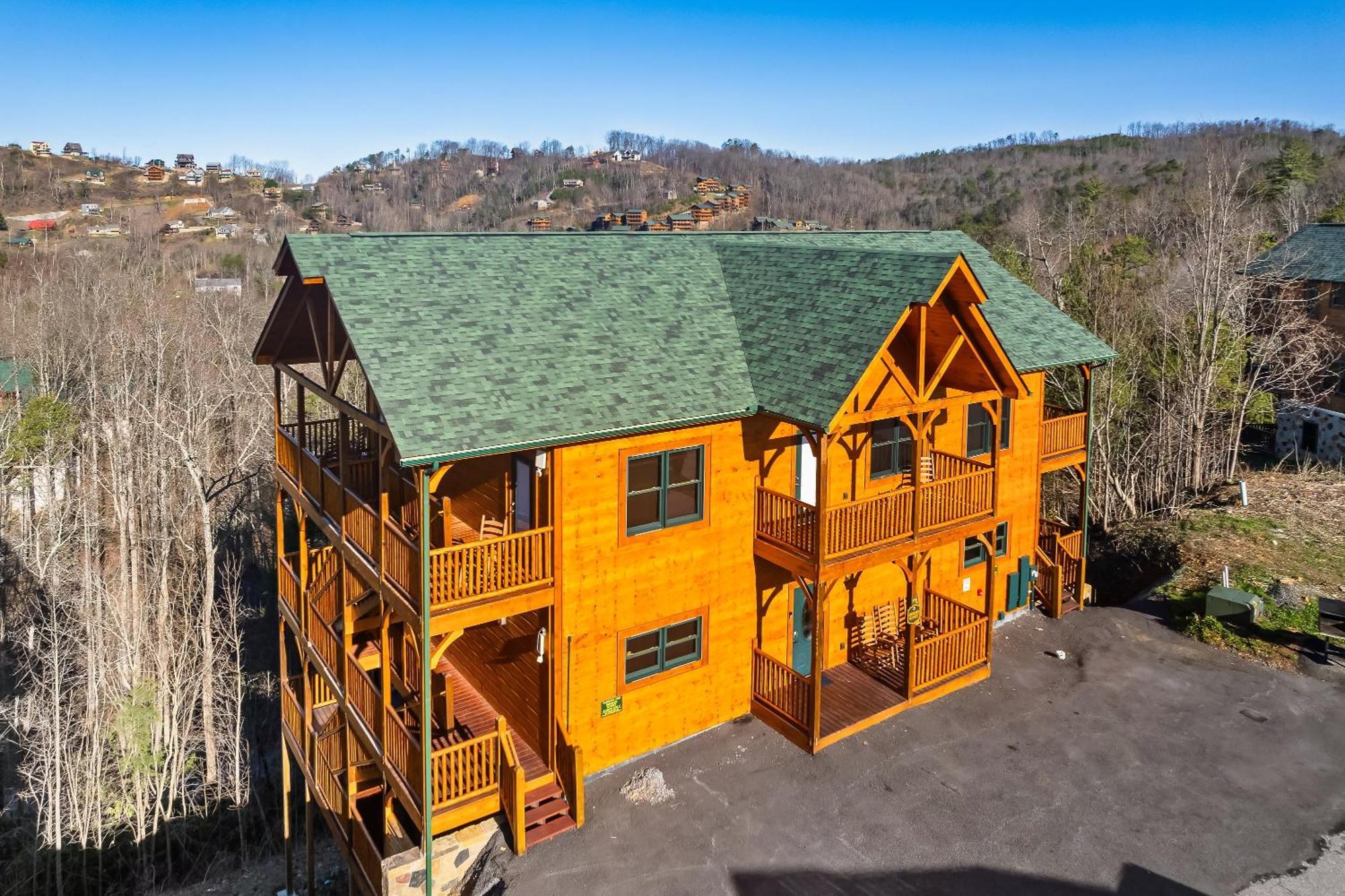 Full Equipped Cabin With A Pool And Game Room Smokies Views Gatlinburg Exterior foto